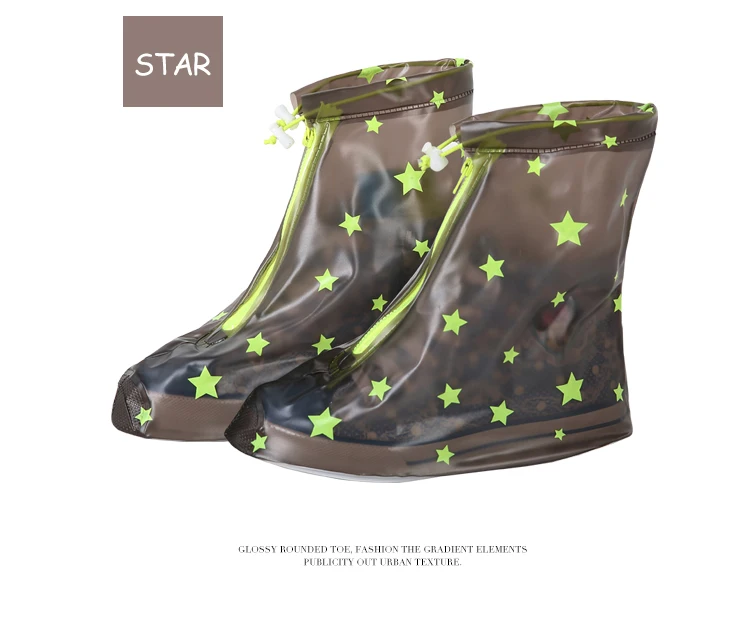 Yuding нескользящая обувь водонепроницаемый чехол от дождя на открытом воздухе обувь галоши Путешествия Дети Девочки Мальчики сапоги защита от дождя крышка