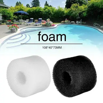 

2PCS For Intex S1 Type Pure Spa Reusable Washable Foam Hot Tub Filter Sponges Cleaner Pool Foam Filter Swimming Accessories