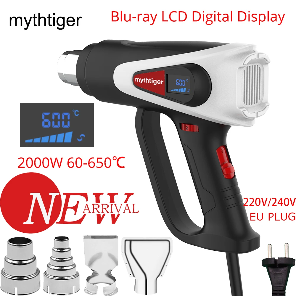 LCD Display 60-650 For Soldering Hot Air Gun Shrink Wrapping Heat Dryer Thermoregulator Thermal Blower Plastic Welder | Инструменты