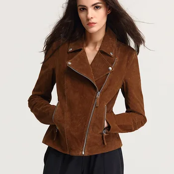 

100% Pigskin Coat Real Genuine Leather Jacket Women Clothes 2020 Korean Elegant Spring Autumn Coats Black Women Tops ZT2265