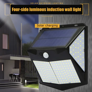 

3 Modes LED Solar Light Outdoor Solar Lamp PIR Motion Sensor Wall Light Waterproof Solar Powered Sunlight for Garden Decoration