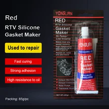 

Red Auto RTV Silicone Rubber Adhesive Sealant Glue Gasket Maker Waterproof 85g Tube