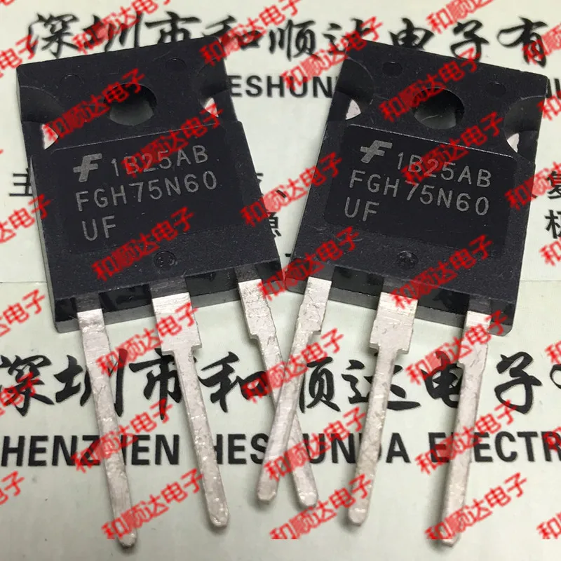 /2 шт/FGH75N60UF 600V TO-247