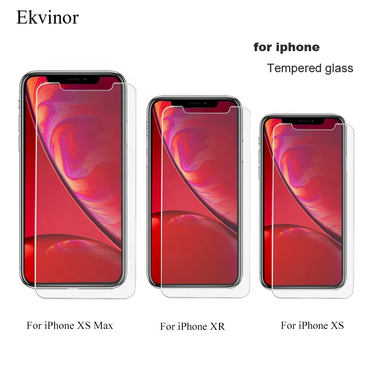 10 шт iPhone11 Pro max Закаленное стекло протектор экрана и iPhone X Xs Max Xr протектор экрана для предотвращения поломки экрана