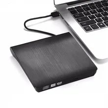 ГОРЯЧИЙ Тонкий USB 3,0 внешний CD привод горелки DVD VCD писатель ридер плеер Оптические приводы для портативных ПК
