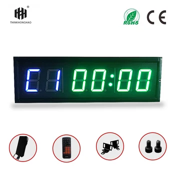 Online New Products Most Popular 3 Inch Remote Control Gym Timer Led Digital Countdown Timer Wall Clock