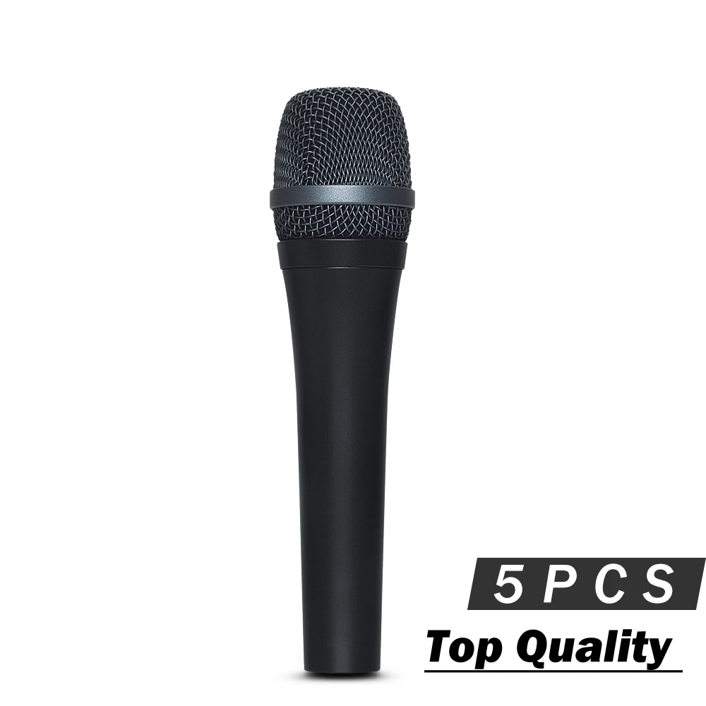 

5PCS Best Quality Super Cardioid Vocal Microphone E945 !! Professional Karaoke Dynamic Handheld Wire Mic Microfono Mike e 945