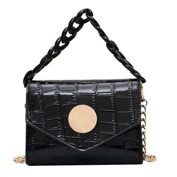 

Women Crocodile pattern Crossbody Bag Retro Shoulder Bag Fashion Temperament Handbag Girls Mini Vintage Messenger Bags Clutch