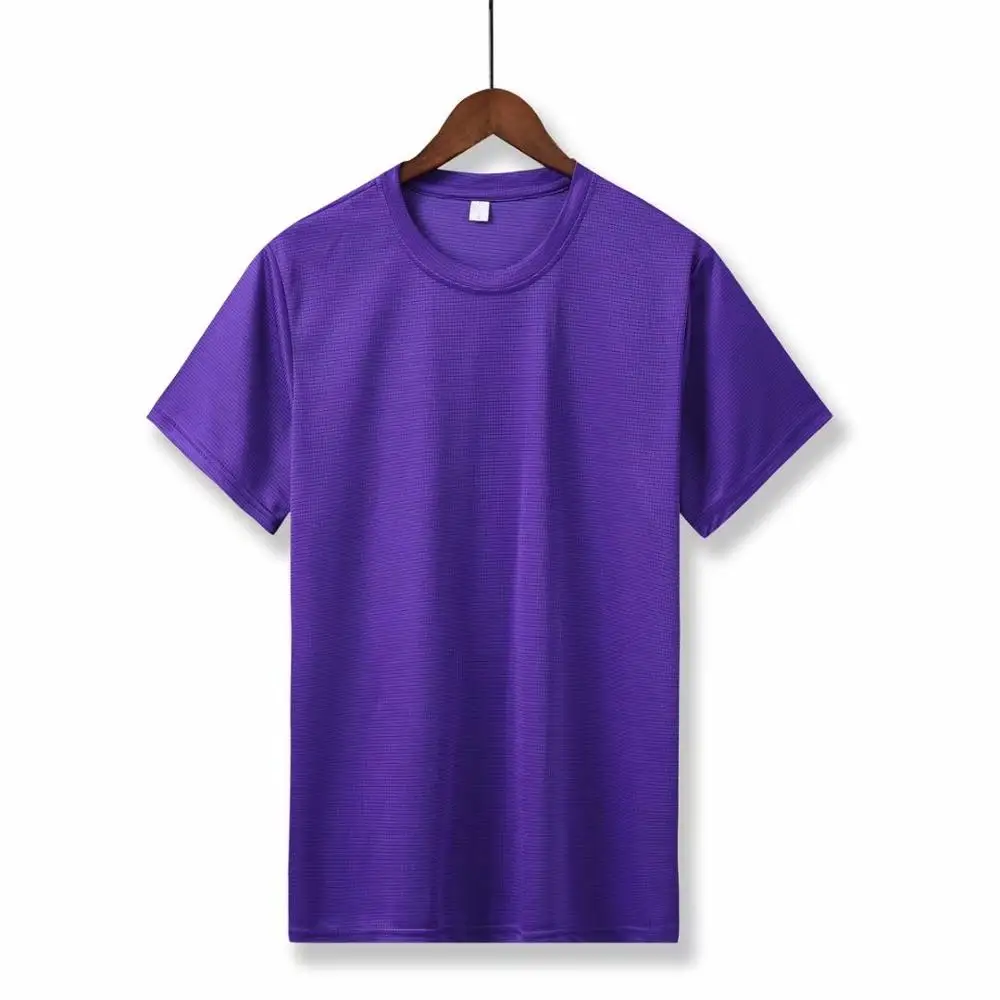 Men Women Kids Running T Shirt Quick Dry breathable Fitness T Shirt Training Clothes Gym Soccer Jersey Solid Sports Shirts Tops 5