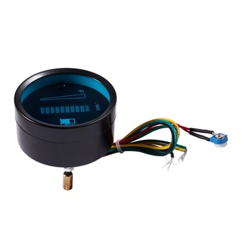 

2 "52MM blue LED digital instrument gauge fuel level Borletti car motorbike