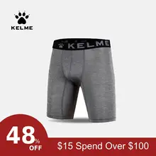 KELME облегающие шорты для бега для мужчин Спортивные Компрессионные тренировочные дышащие быстросохнущие эластичные Короткие штаны для фитнеса K15Z706