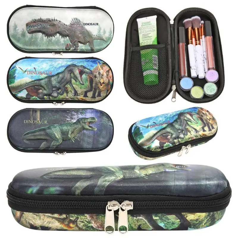 

ALLOYSEED EVA Hard Shell Dinosaur Pattern Pencil Case School Student Boy Stationery Box Pen Pencil Makeup Brush Storage Bag Case