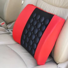 Автоматическая электрическая массажная Автомобильная подушка для спины облегчающая боль в пояснице подушка для поддержки спины подголовник, сужение подушка безопасности стула