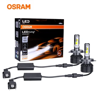 

OSRAM Car Bulb light Super Bright 6000K 12V LED H4 h7 H1 HB2 H11 HIR2 9012 9005 9006 HB4 HB3 LED Headlight With Lumileds ZES LED