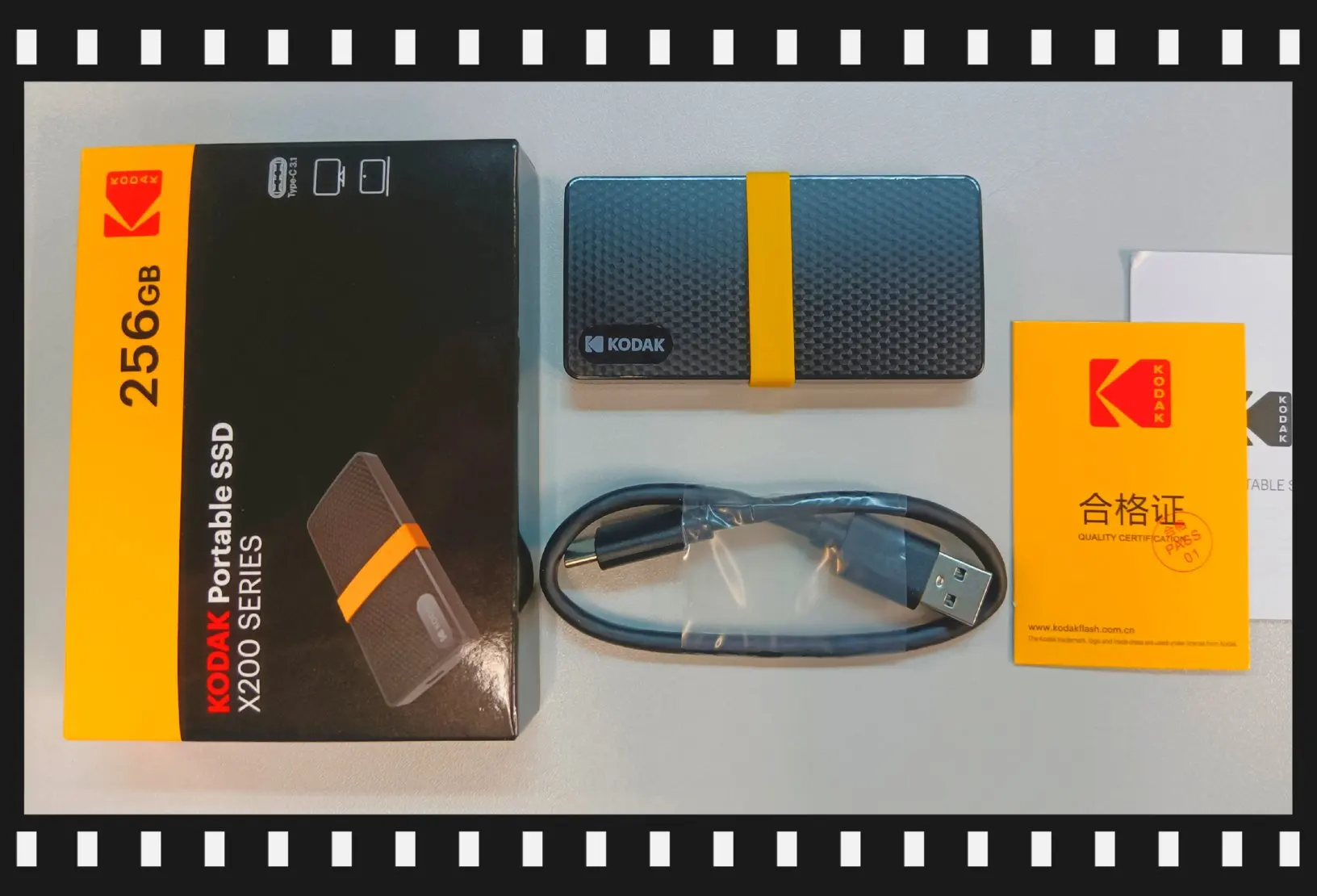 Kodak usb3.1 tipo-c ssd portátil 1tb disco