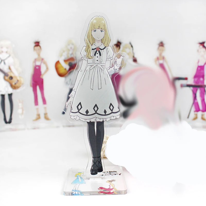 1 шт. японское аниме CAROLE& TUESDAY двустороннее печатное Украшение Фигурка на акриловой подставке коллекция игрушек для мужчин и женщин