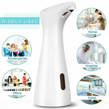 

Automatic Liquid Soap Dispenser Smart Sensor Touchless ABS Electroplated Sanitizer Dispensador for Kitchen Bathroom 200ml