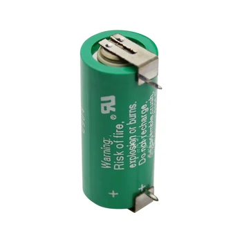 

5PCS CR2/3AA Home Security Sensors Alarm Systems Battery with Solder Foot CR14335 3V Lithium Battery Made in Germany