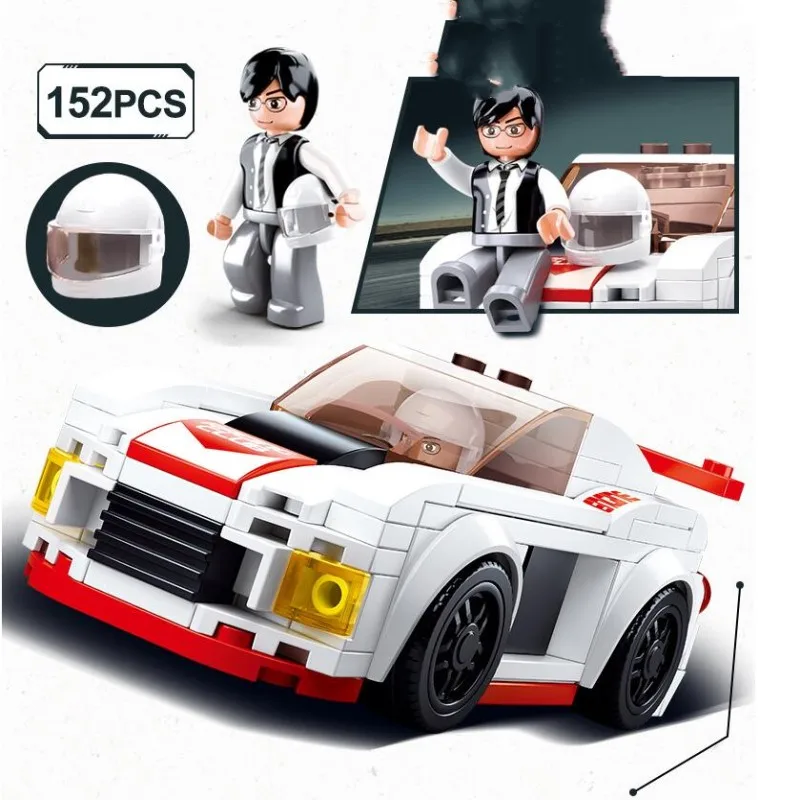 

150+pcs Sports Car Club Compatible Legoings technical Building Blocks Kit Toy DIY Educational Children Christmas Gifts