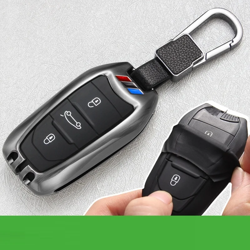 Чехол для автомобильных ключей из цинкового сплава Peugeot 3008 208 308 508 408 2008 307 4008 Citroen C4