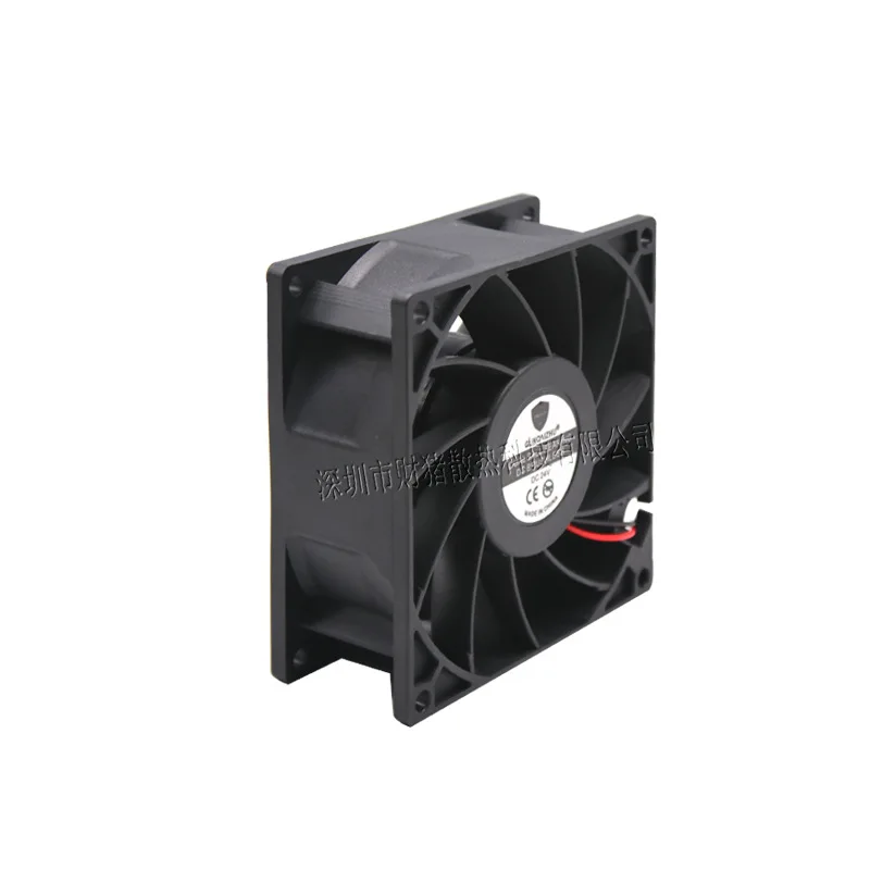 Ventilador de Refrigeração Manutenção Livre Rolamento de Esferas Conversor de Freqüência 5500rpm 0.6a Ventilador de Refrigeração com 2pin dc 24v 9238 9038 92x92x38 mm - Imagem 3