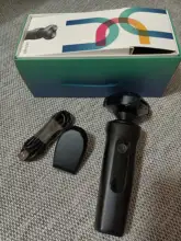 UICINOY maquinilla de afeitar eléctrica de afeitar para hombres IPX7 impermeable lavable desmontable de precisión barba Trimmer pelo hombre afeitadora rotatoria