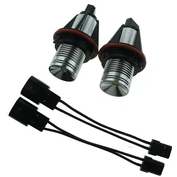 

2017 2pcs Angel Eyes Halo 720LM 5W LED Ring Light Bulbs for BMW X5 E39 E60 E63 E64 E53 Spot LED Beam Xenon White Hot Selling