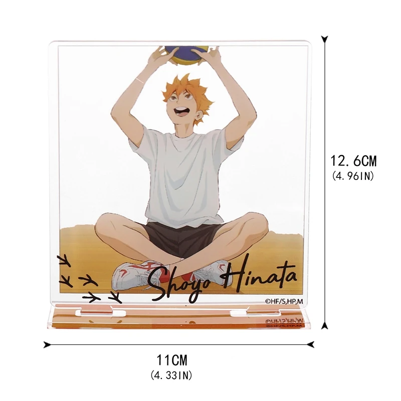 Haikyuu-soporte acrílico de estilo Anime, modelo de placa de escritorio, juguete de figuras de doble cara, estampado de cómic, decoración, adornos como regalo