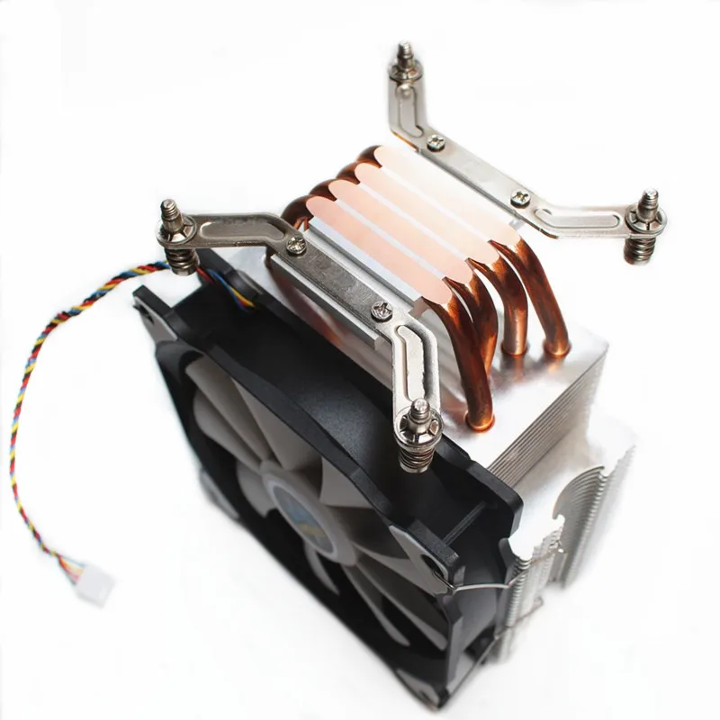 LANSHUO cpu, бесшумный вентилятор, 4 тепловые трубки, 4 провода, интеллектуальный контроль температуры, кулер для процессора, вентилятор для Intel LGa 2011, автономный вентилятор