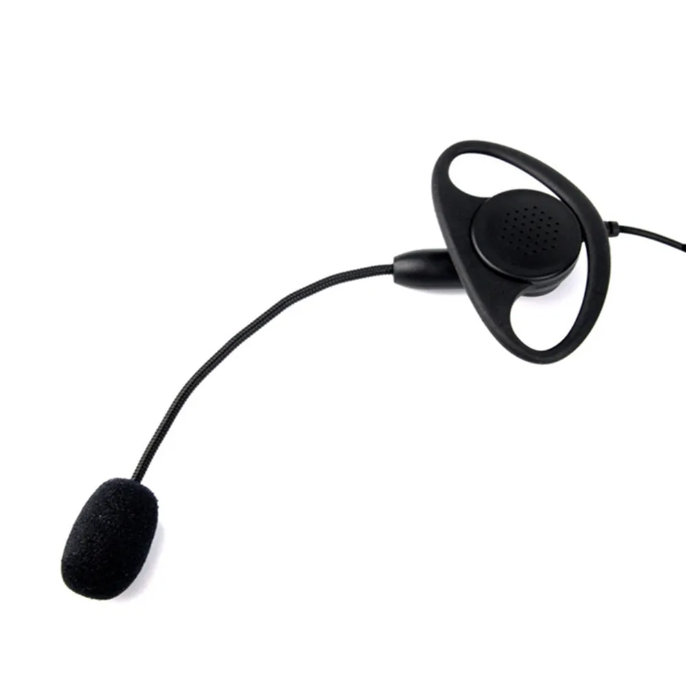 Walkie Talkie Headset Iron Clip D Type Mic Stick Tactical Headphone For Motorola Radio SL1M SL1K SL1600 SL300 SL7500 SL400 SL400