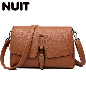 

New Soft Leather Crossbody Bags For Women Handbags Designer Women Shoulder Bags High Quality Lock Women Messenger Bags Bolsa