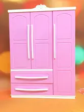Mini accessoires de garde robe pour poupée Barbie, à la mode, meubles de maison de rêve, armoire familiale, ensemble de jeu, accessoires de poupée, jouets cadeaux pour filles 
