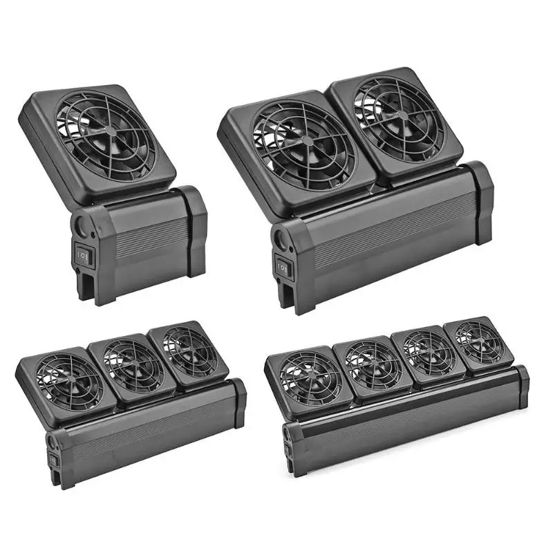 

Aquarium Cooling Fan Quiet Multi-angle Temperature Control Fish Tank Cooler