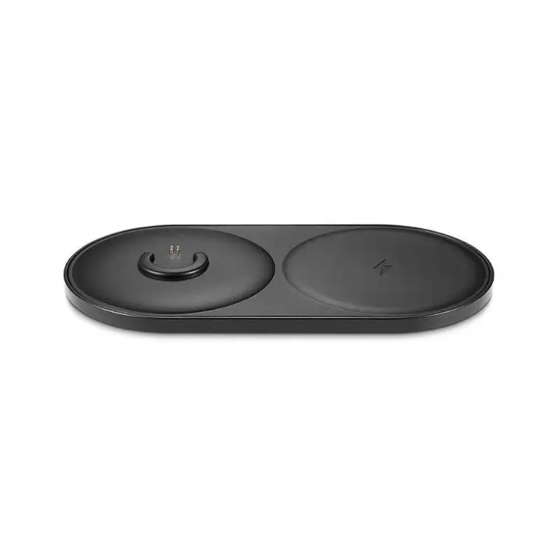 

ABKT-2 In 1 Desktop Charger Dock Cradle Stand With Wireless Charging Pad For Bose Soundlink Revolve With Bluetooth Speaker US Pl