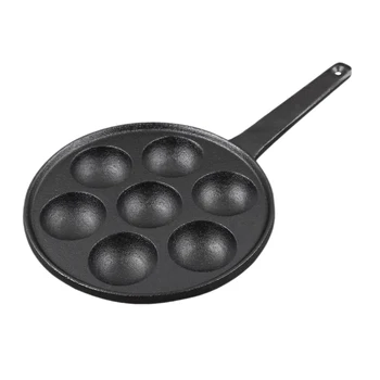 

Nonstick Stuffed Pancake Pan,House Cast Iron Griddle for Various Spherical Food,2"Diameter Molds