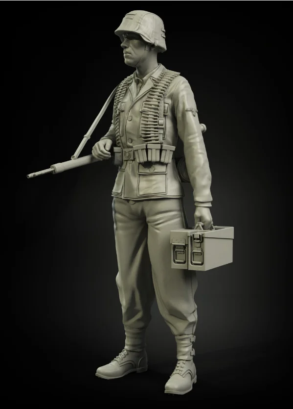 

1/35 Resin Figures Model kits Unassambled Unpainted 663