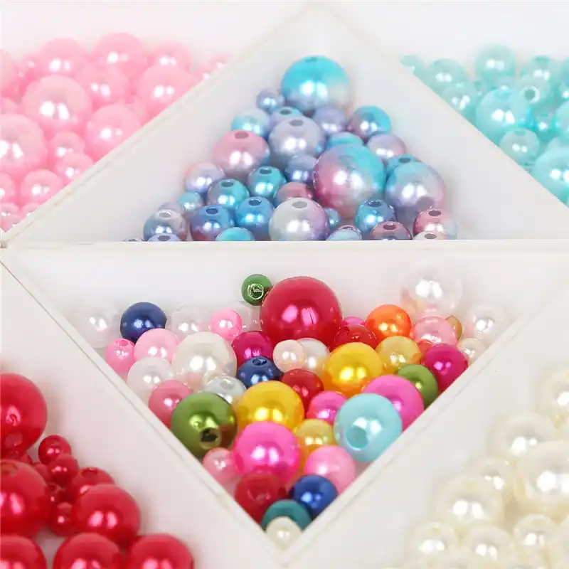 Бусины из АБС пластика 4 10 мм 700 шт.|beads for jewelry|beads jewelry makingbeads multicolor |