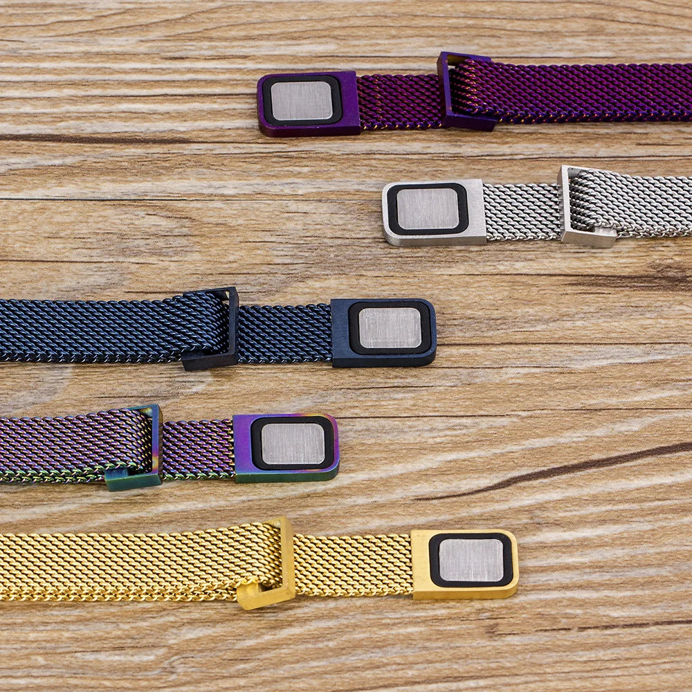 Stainless Steel Magnetic Mesh Strap Bracelets Watch Strap For Men and Women