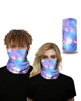 

Sparkle Sky Print Face Bandana Magic Scarf Headwrap Balaclava Bandana Face Cover