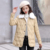 New Women Leather Down Jacket Autumn Winter 2024 Fashion Casual Warm Real Mink Fur Collar Loose Short Sheepskin Down Coat