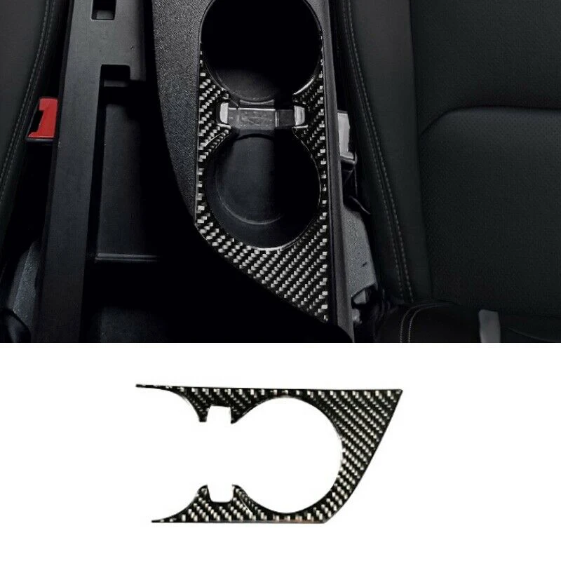 

Carbon Fiber Water Cup Frame Decor Cover Trim Fit for Chevrolet Camaro 2017-19
