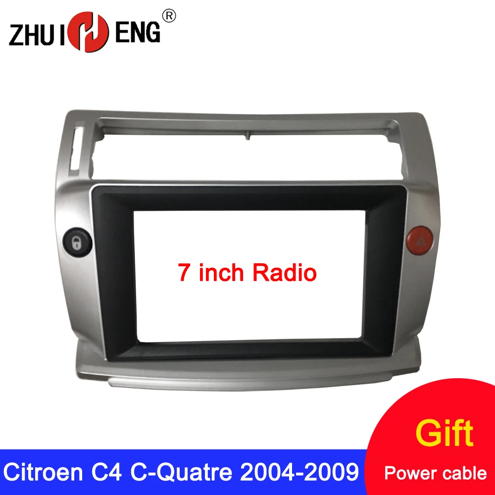 Автомагнитола 7/9 дюйма 2 Din для Citroen C4 C Triomphe Quatre 204 2009 fascia автомобильный DVD GPS плеер