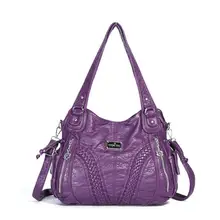 Женская сумка через плечо из искусственной кожи с мягкой ручкой