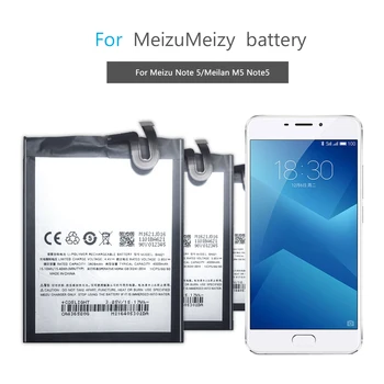

Mobile Phone Battery For Meizu Meilan Note5 M5 Note 5 Replacement Battery BA621 4000mAh