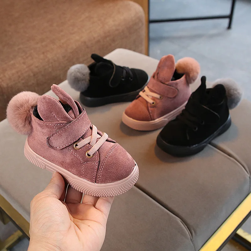 

Winter 2020 new girl snow boots children velvet fashion boots girls warm baby cotton shoes princess shoes