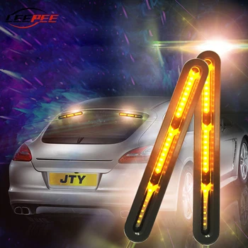 

LEEPEE Universal Auto Tail Brake Lamp LED Trunk Light Car Rear Windscreen Light Turn Signal Light Driving Lamps Accessories