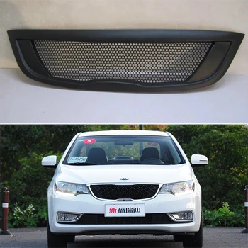 

Body Kit Front Bumper Cover Refitting Grill Accessories Carbon Fibre Racing Grille Use For KIA Forte 2014 2015 2016 Year