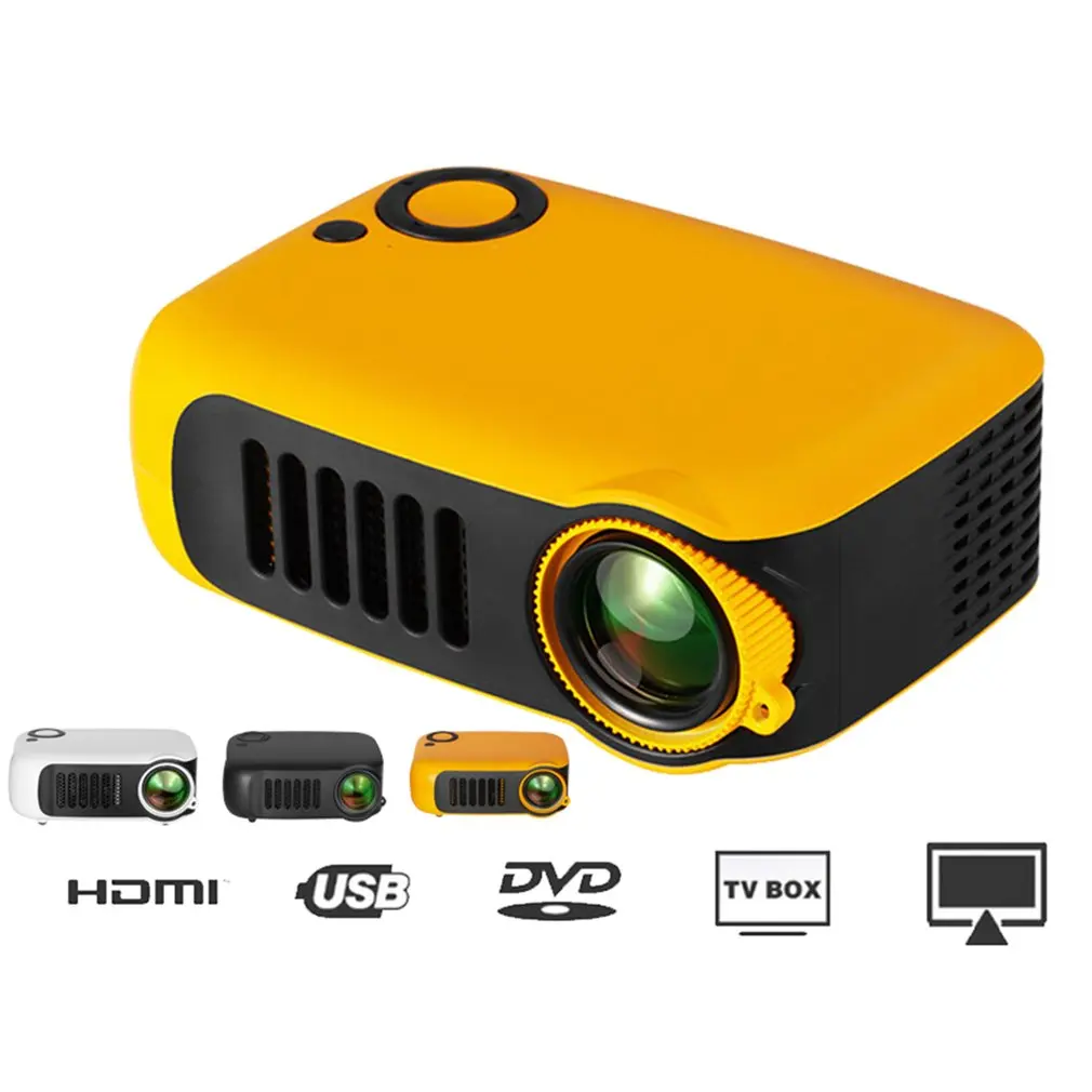 Мини портативный карманный проектор HD 1080P кинопроекторы Домашний кинотеатр HDMI развлекательная проекция
