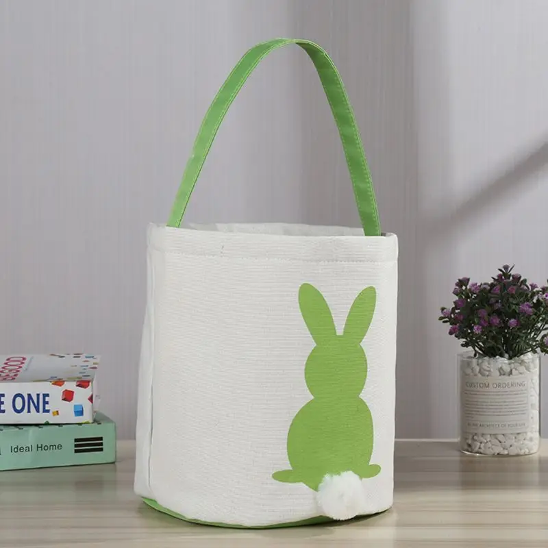 Easter Egg Rabbit Bunny Tail Basket Canvas Carrying Bag Tote Bucket Holiday Celebration Party Decoration Drop Ship Support Easter Egg Rabbit Bunny Tail Basket Canvas Carrying Bag Tote Bucket Holiday Celebration Party Decoration Drop Ship Support