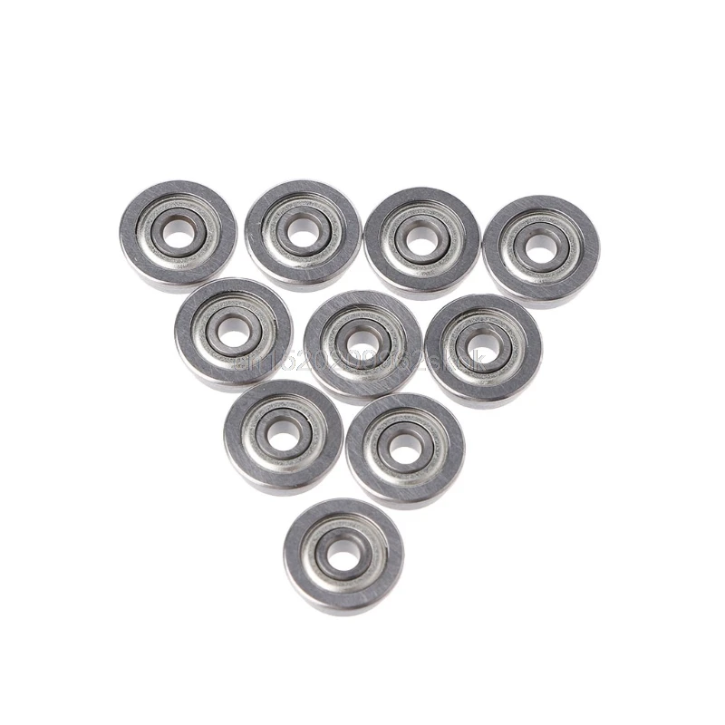 

10Pcs F623ZZ Mini Metal Double Shielded Flanged Ball Bearing For 3D Printer Parts